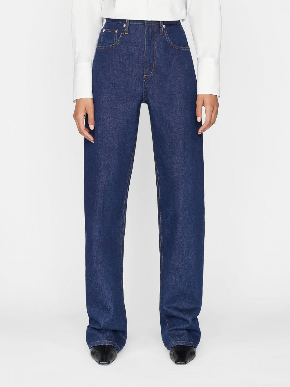 jeans front view